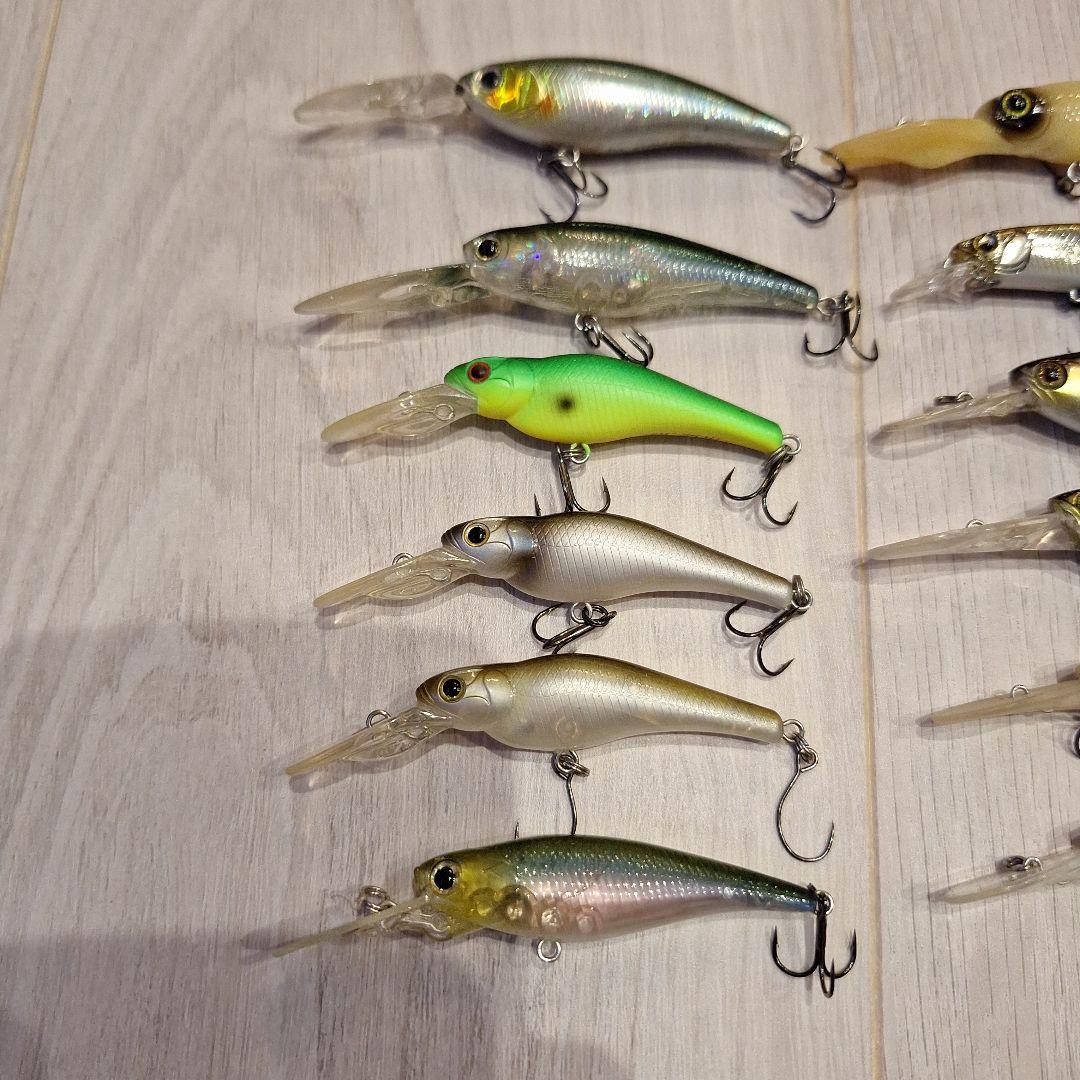 【まとめ売り】　バス　トラウト　シャッド　ルアー　ソウル　SMなど　12個セット