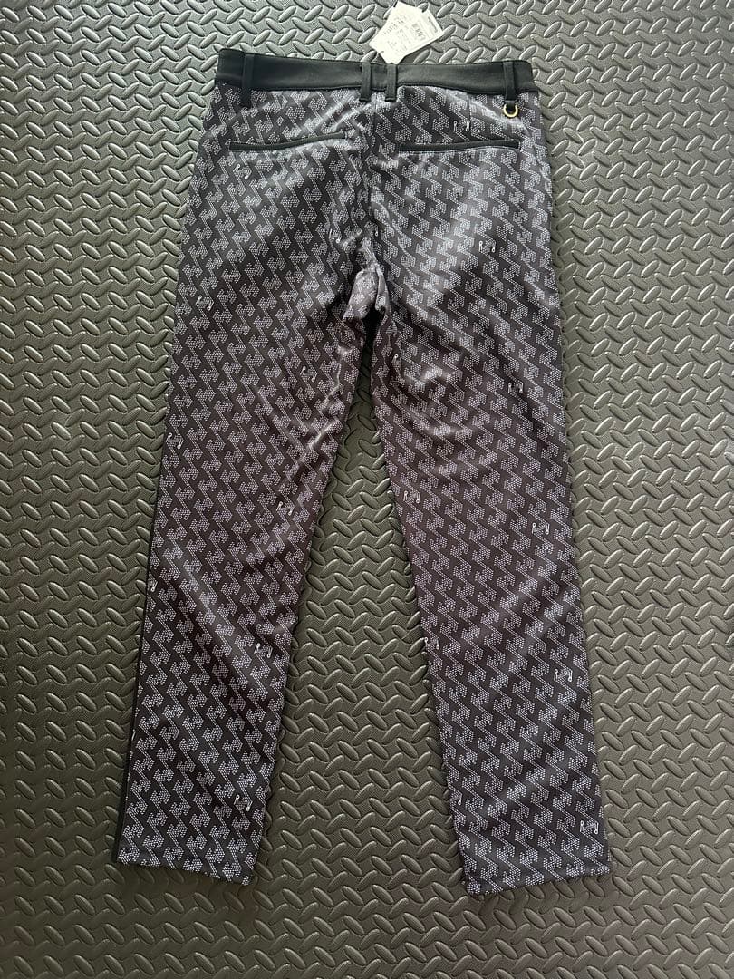 新品　Resurrection ゴルフパンツ 黒/グレー　M