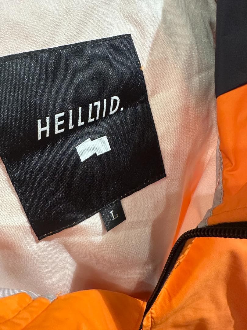 HELLOID スノーボードウエアー　ANORAK RAGLAN オレンジ L