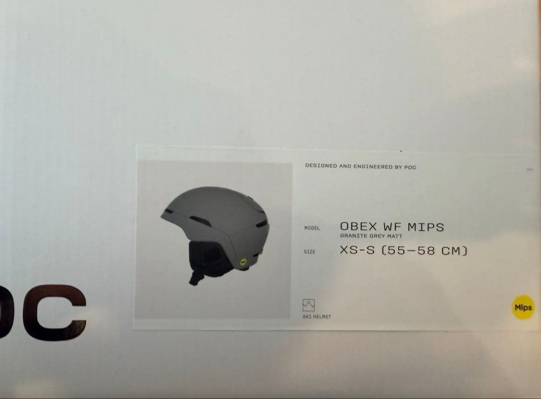 【極美品】POC OBEX WF MIPS アジアンフィット ヘルメット スキー