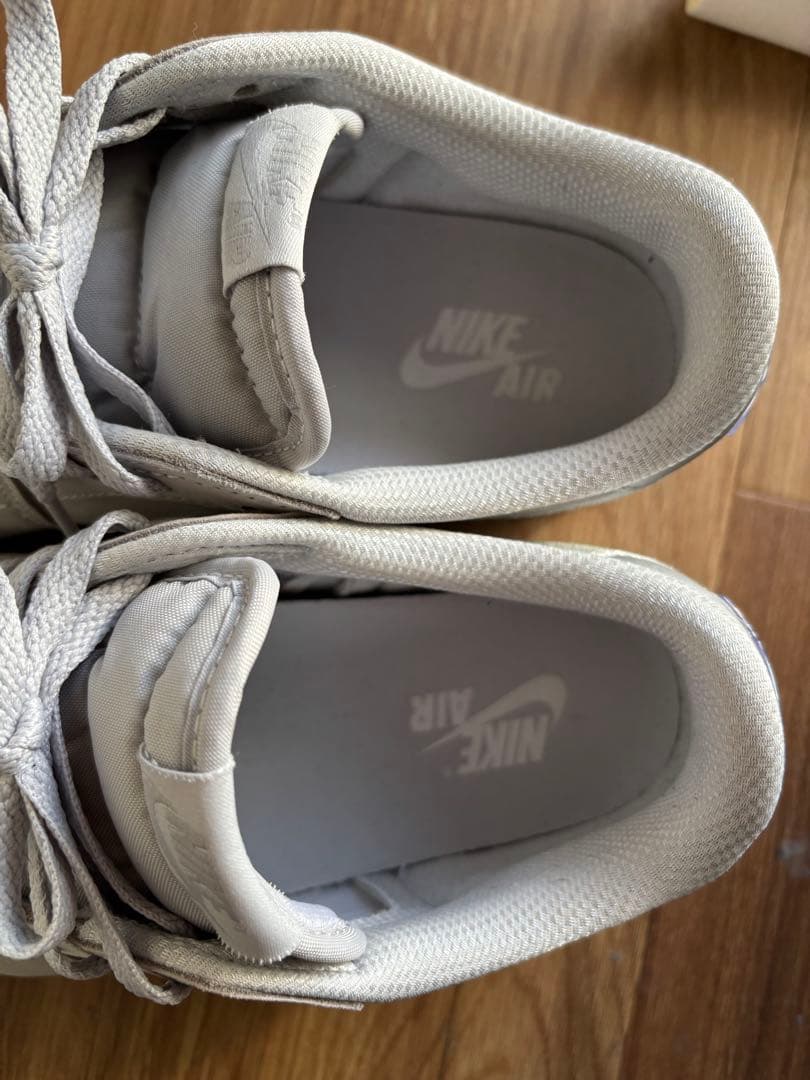 NIKE エアジョーダン1 ローカット 27cm 美品 シルバー&グレー