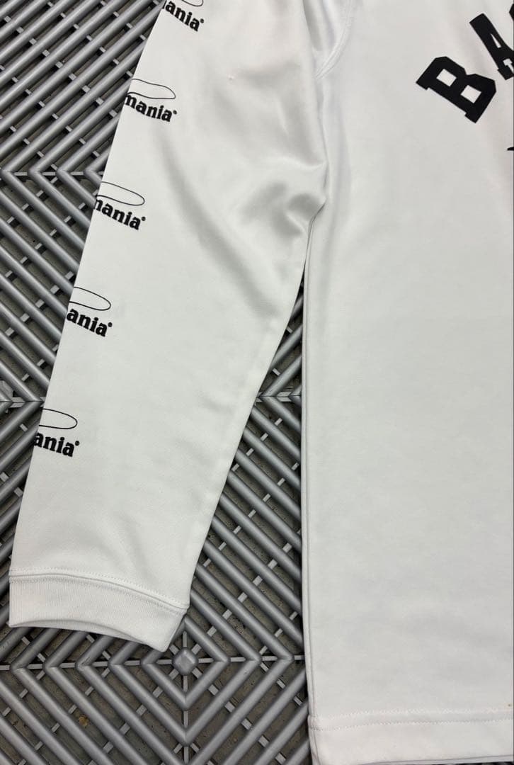 Mサイズ！ホワイト！バスマニア ドライTシャツ ロンT UV サマードライ