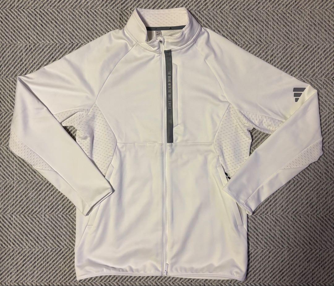 adidas COLD.RDY フルジップジャケット ホワイト　サイズM
