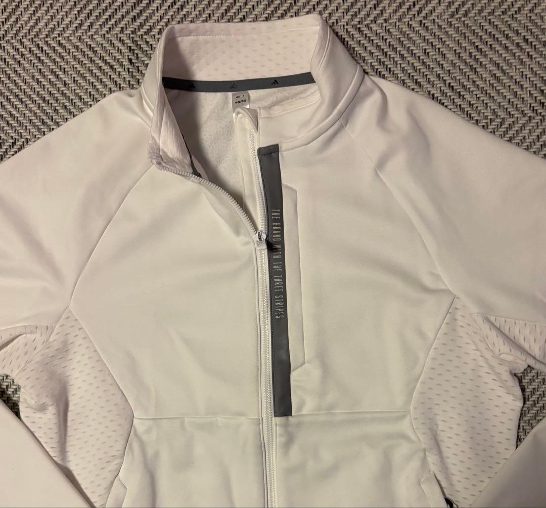 adidas COLD.RDY フルジップジャケット ホワイト　サイズM