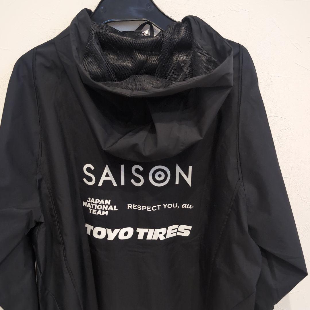 adidas 日本代表 ウィンドブレーカー 黒　Sサイズ