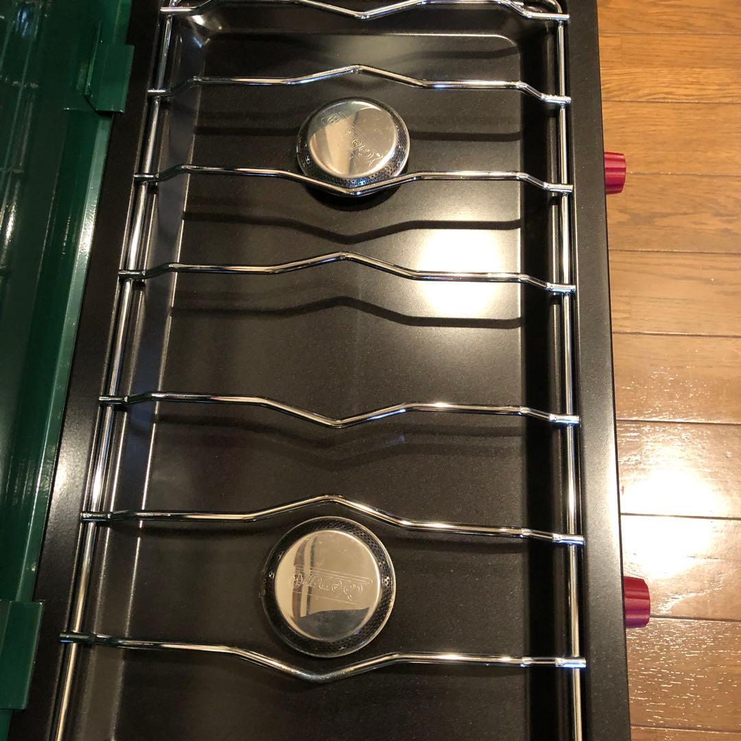 コールマン Coleman パワーハウス LPツーバーナーコンロ 美品