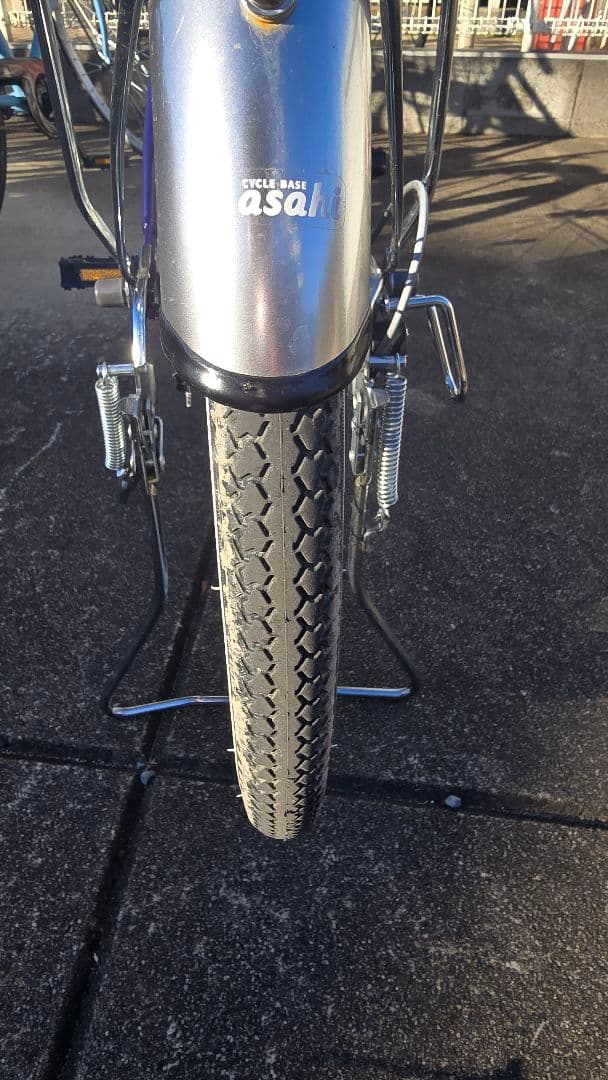 asahi シティサイクル パープル 26インチ