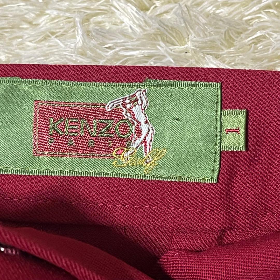 ✨新品 未使用✨ KENZO GOLF パンツ スラックス ワインレッド S
