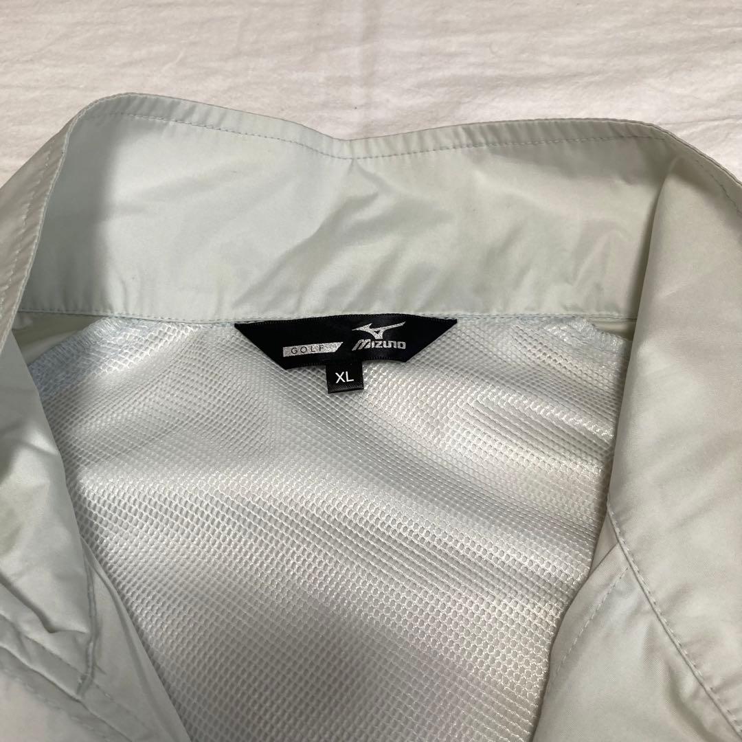 mizuno golf レインウェア セットアップ上下 XLサイズ オフホワイト