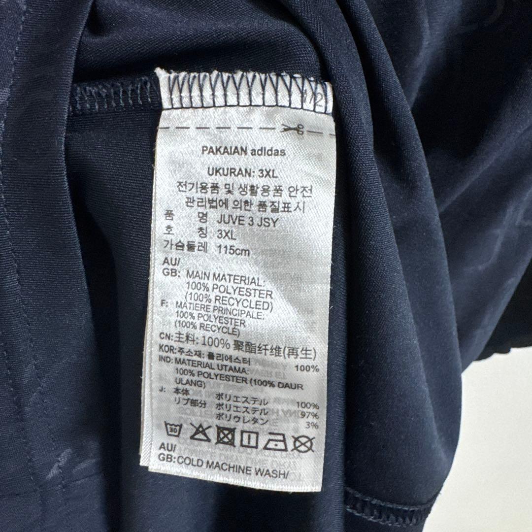 adidas ネイビー ポロシャツ 馬刺繍