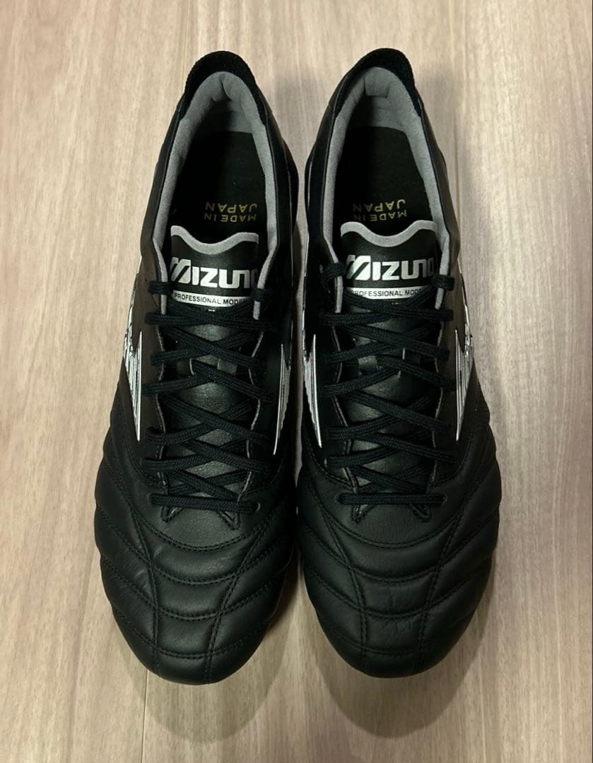 【新品未使用】MIZUNO MORELIA NEO Ⅳ JAPAN ミズノ黒銀