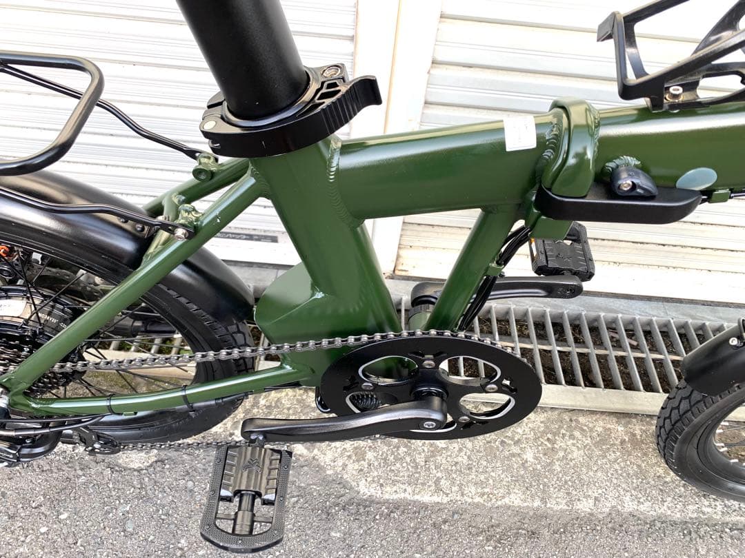 送料無料EENOURディスクMTB折り畳み電動アシスト自転車20インチ動作確認済