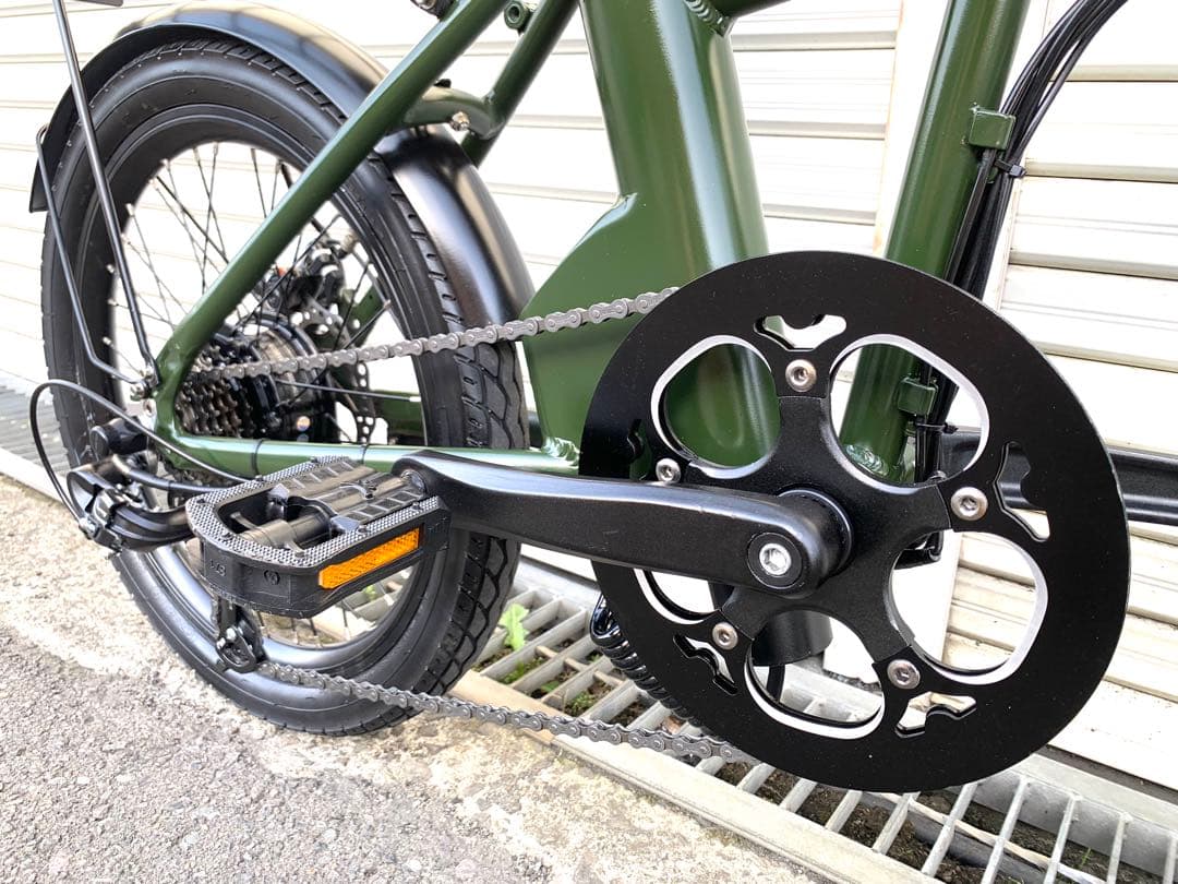 送料無料EENOURディスクMTB折り畳み電動アシスト自転車20インチ動作確認済