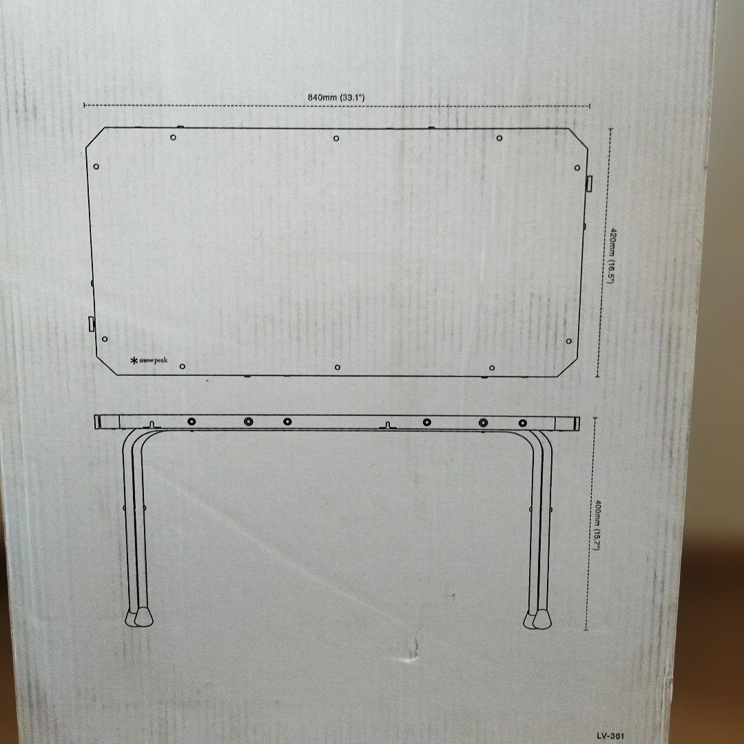 新品未使用  peak スノーピーク コネクションテーブル LV-381
