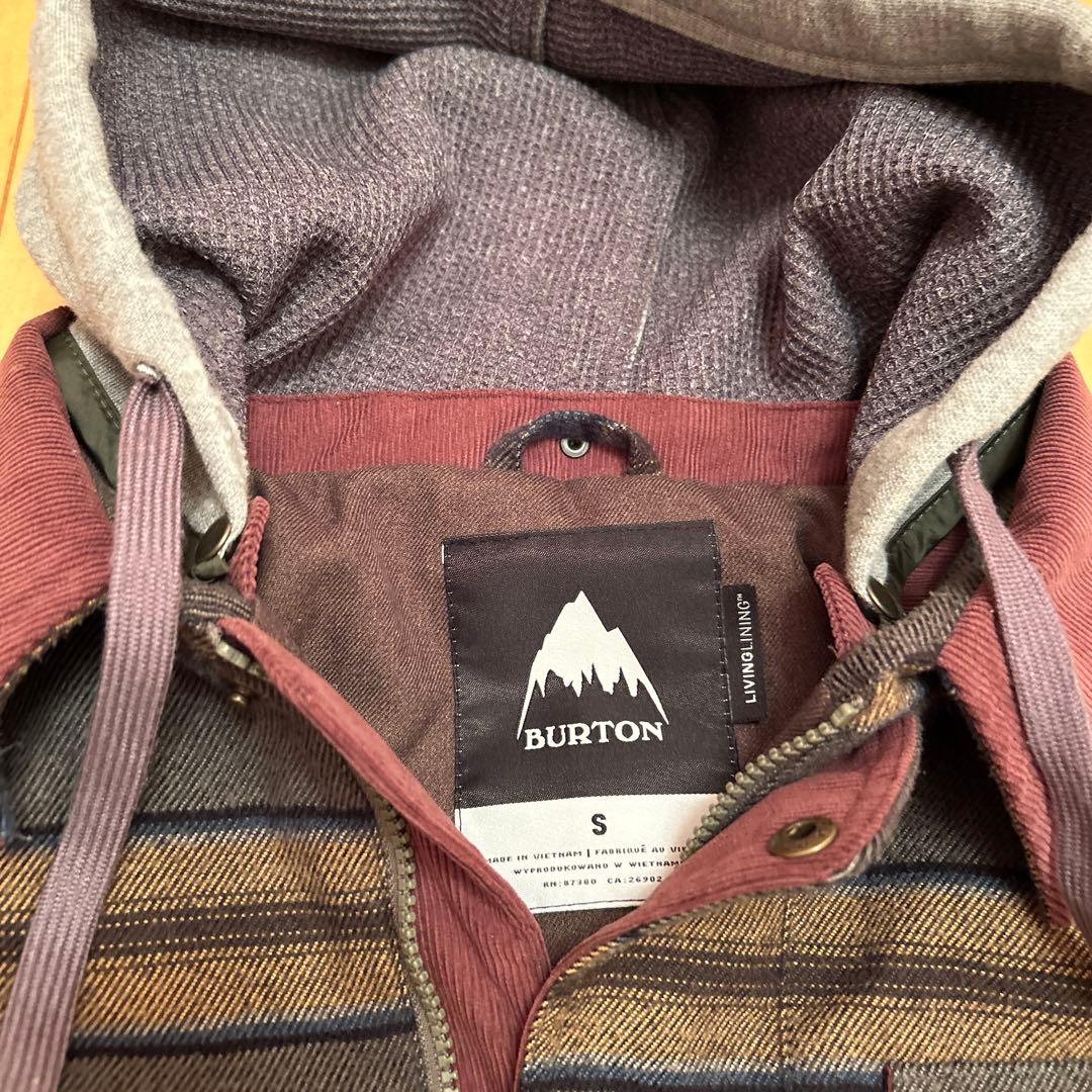 BURTON リビングライニング スノボウェア S メンズ