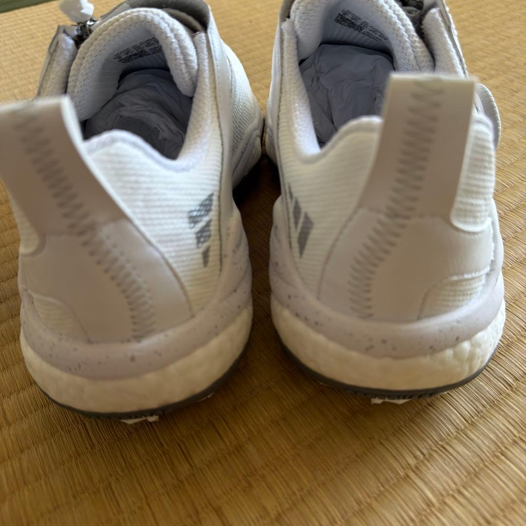 adidas ゴルフシューズ 25.5cm ホワイト