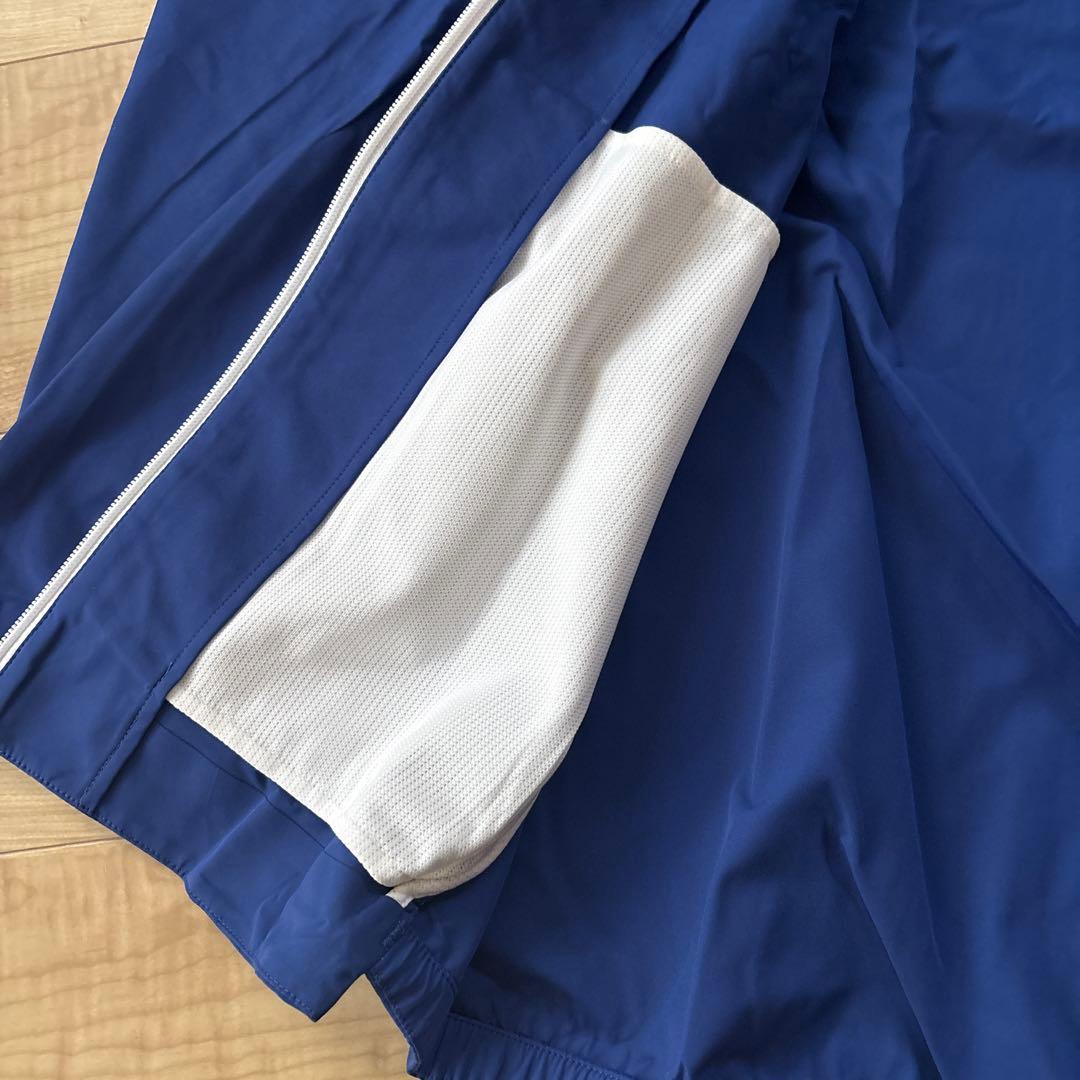新品　メンズ　ゴルフ　スポーツジャケット　撥水　ストレッチ　ブルー M