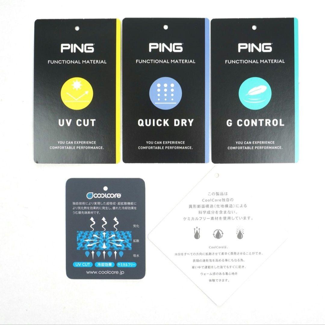 PING【Lサイズ】ピン 新品 レディースウェア 上下セットアップ ゴルフ女子