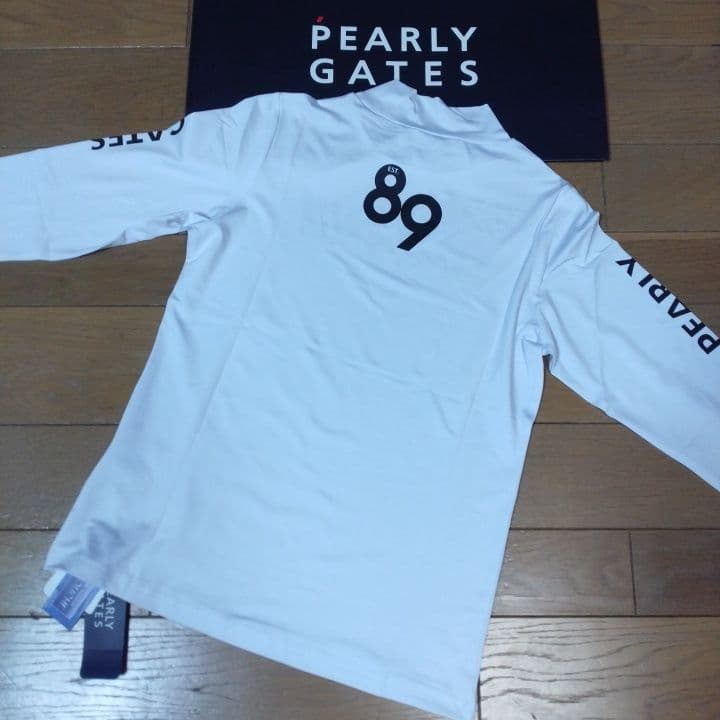 ⭐新品⭐PEARLYGATES⭐長袖モック ⭐白⭐S⭐