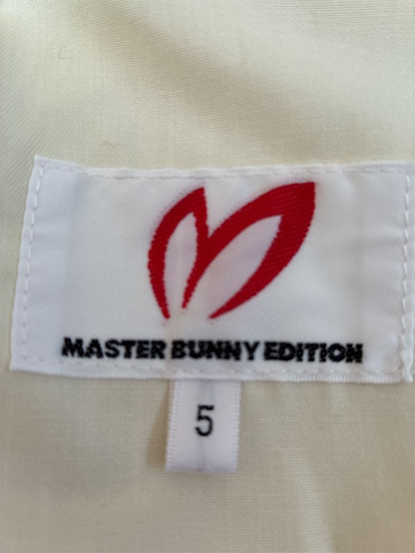 【新品】マスターバニーエディション パンツ 5(L) 黒×白 ストレッチ ロゴ柄
