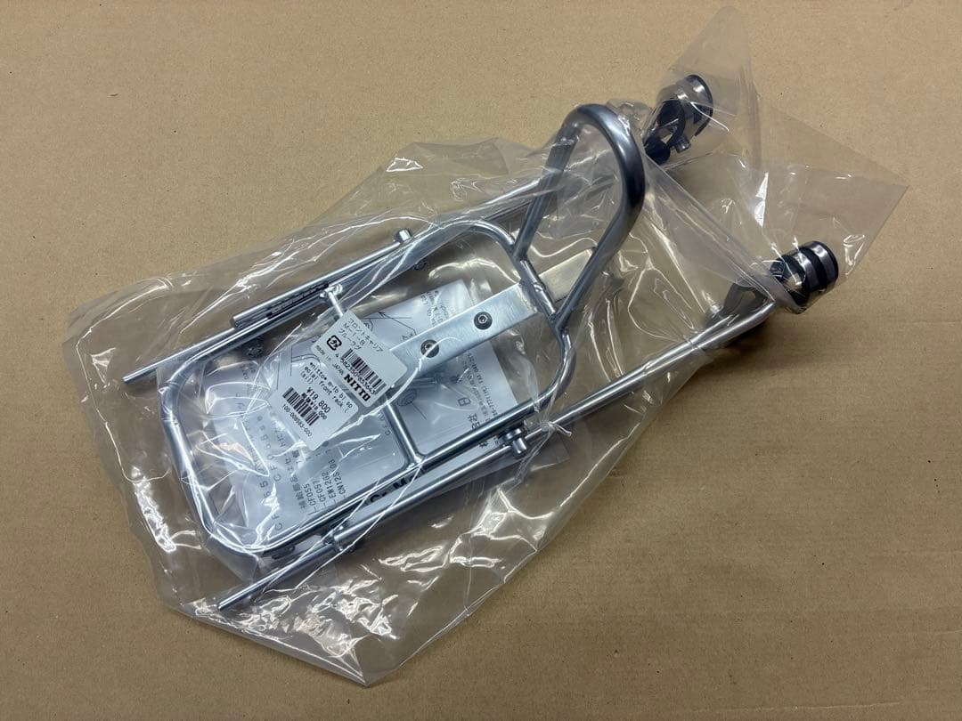 NITTO ニットー M-1B front rack dull silver