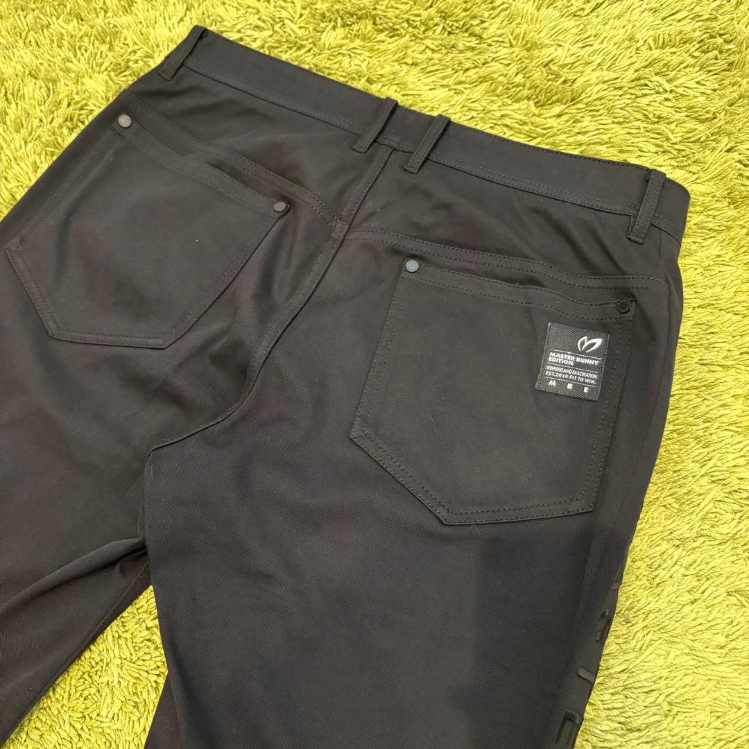 マスターバニーエディション ストレッチパンツ メンズパン ブラック サイズ5