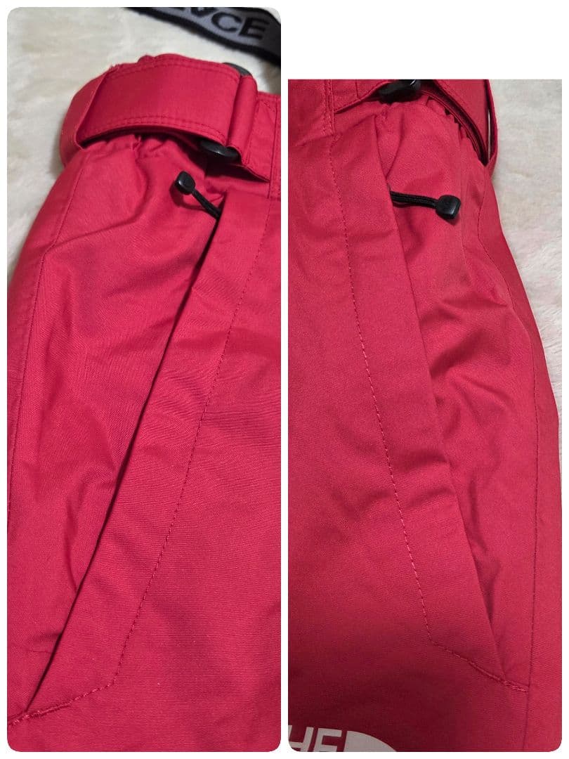 【ノースフェイス】未使用品　スノボパンツ　赤　ピョンチャンオリンピックスキーC2