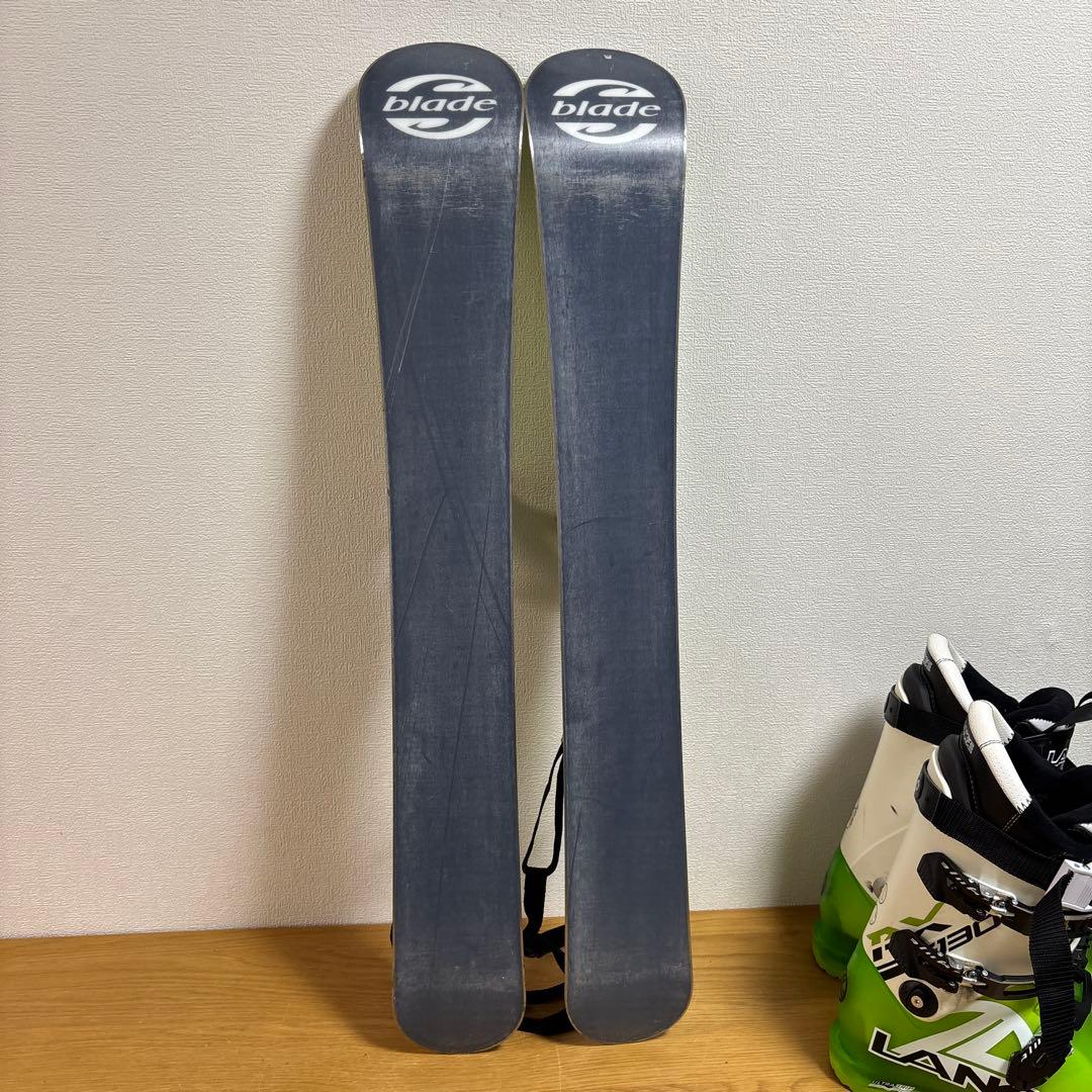 メンズショートスキーセット S-blade90cm LANGE25-25.5cm