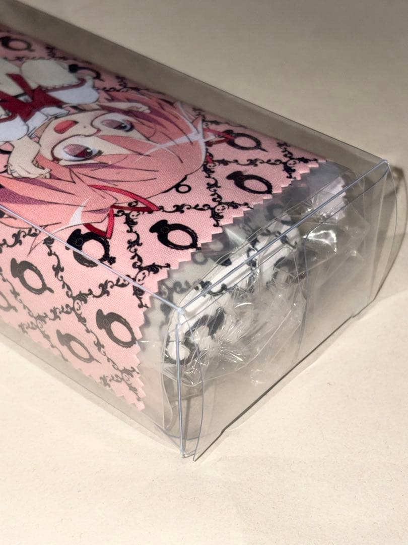 ≪未使用≫魔法少女まどか☆マギカ　アニメガネ（ケース、メガネ拭きのみ）鹿目まどか