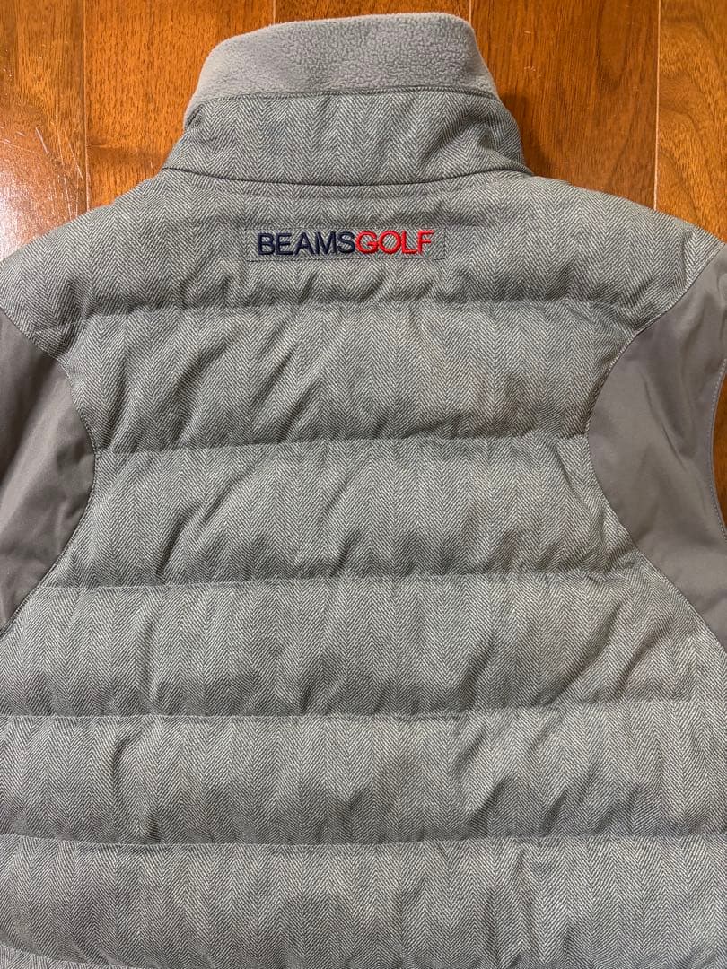 BEAMS GOLF グレー ダウンベスト　メンズ
