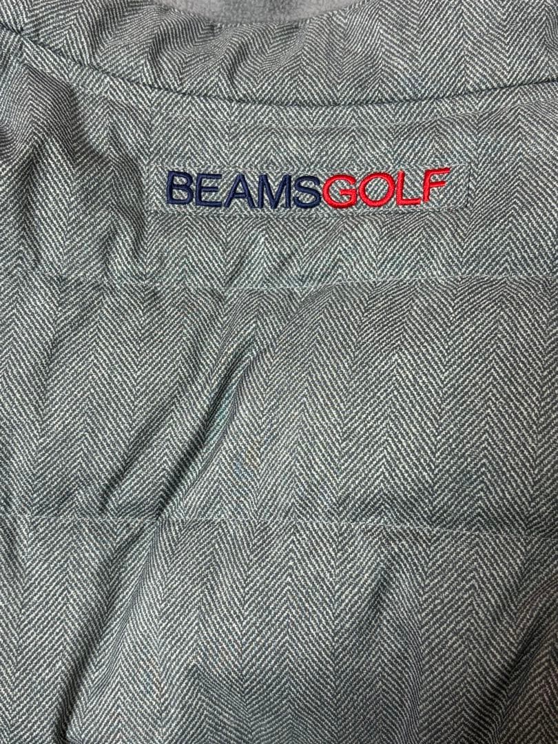 BEAMS GOLF グレー ダウンベスト　メンズ