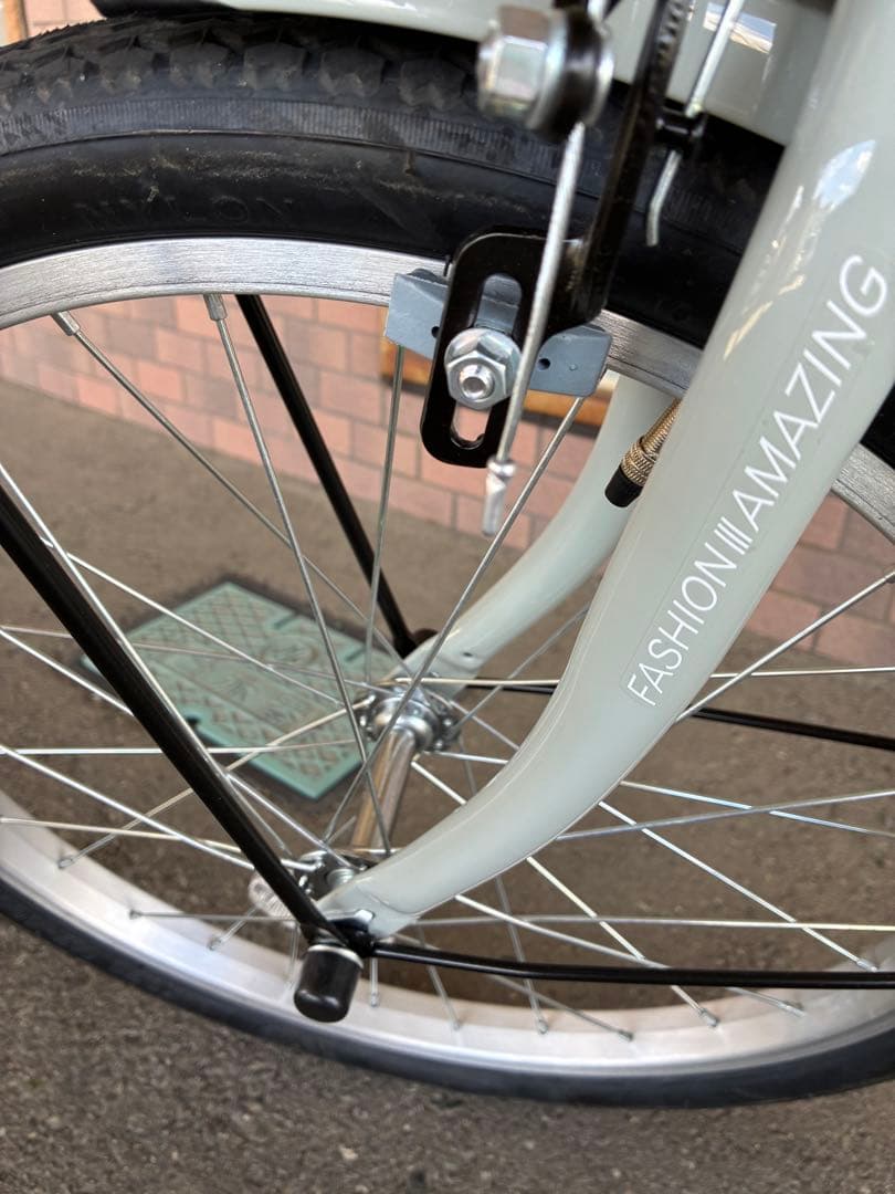 PROVOS 折りたたみ自転車 クレヨン　カゴ付き　美品