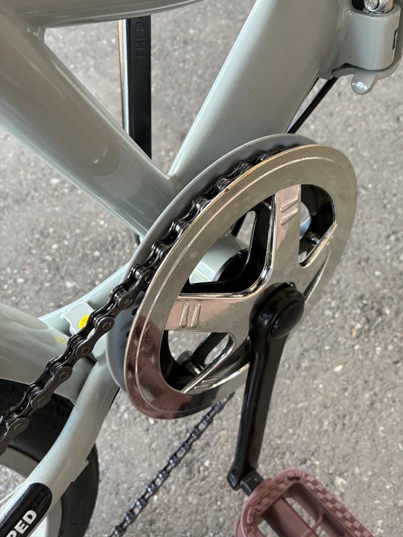 PROVOS 折りたたみ自転車 クレヨン　カゴ付き　美品