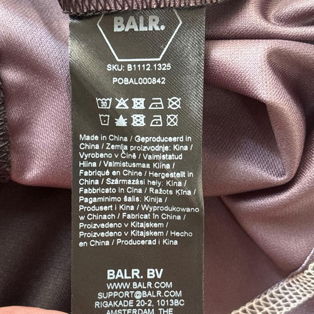 【新品タグ付】定2.9万 BALR. ボーラー トラックジャージ ポロ 黒 XL