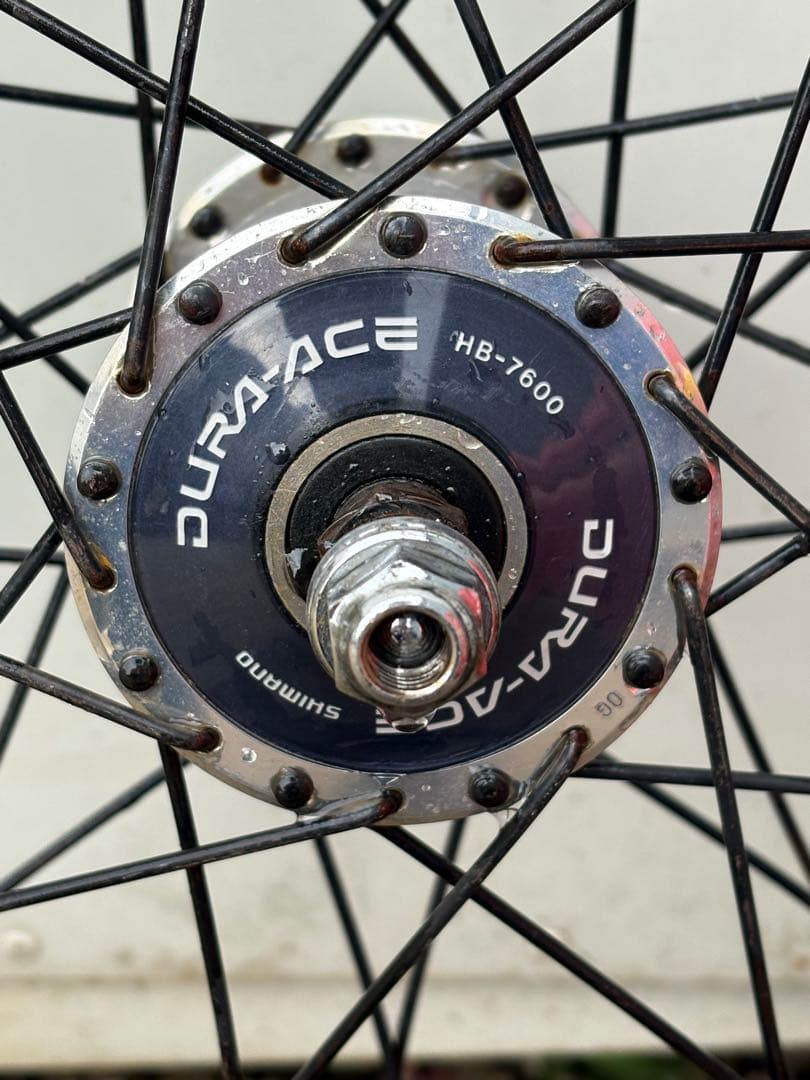 Shimano DURA-ACE HB-7600 完組ホイール モランボン手組