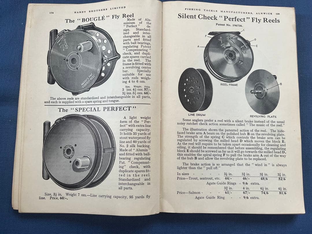 ルアー・フライ Hardy Anglers Guide 53rd EDITION 1931