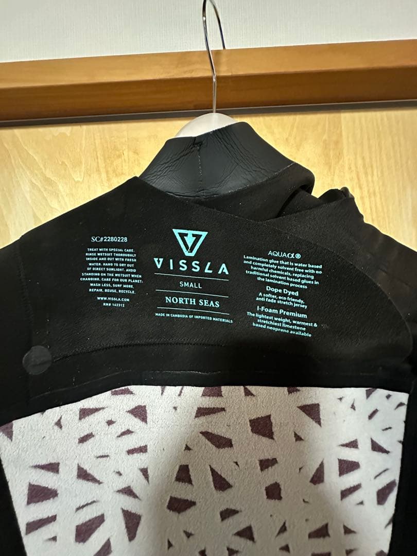 vissla northseas 4mm 3mmのセミドライ