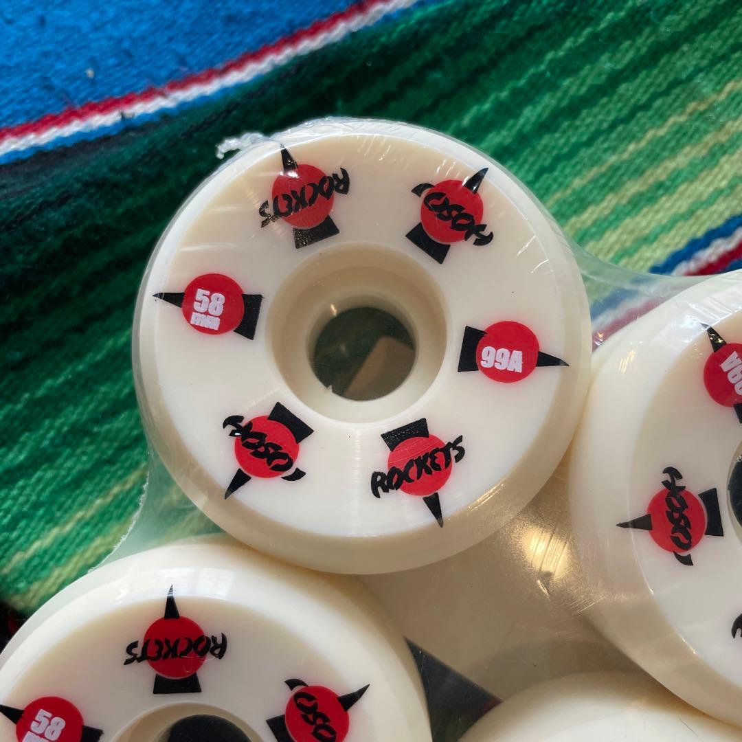 HOSOI ROCKETS スケートボードウィール 58mm 99A 4個セット