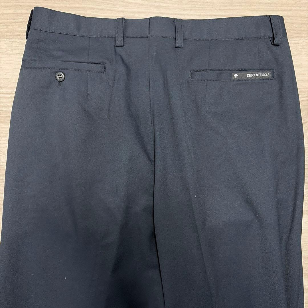 新品未使用品 裏起毛デサントゴルフ メンズ ストレッチパンツ 黒 82