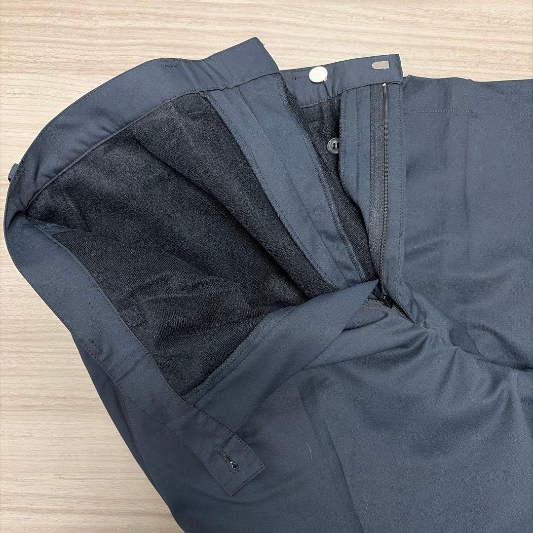 新品未使用品 裏起毛デサントゴルフ メンズ ストレッチパンツ 黒 82