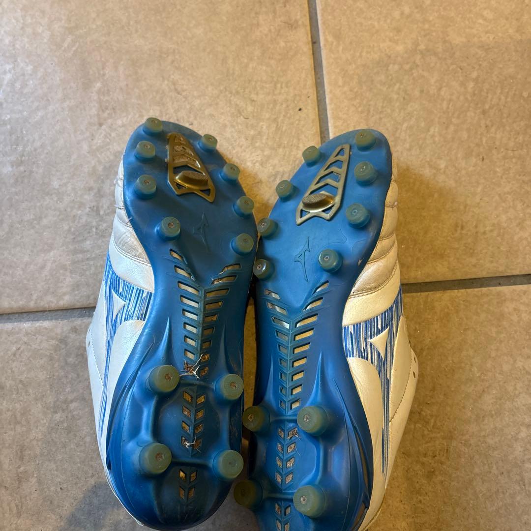 Mizuno サッカーシューズ ホワイト/ブルー