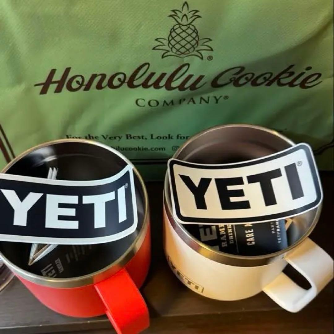 ホノルルクッキー　YETI 限定14oz　イエティ　 クリスマス　ホリデー　赤白