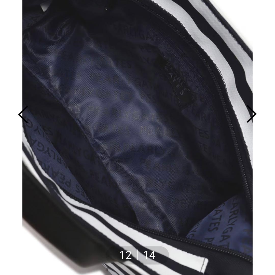 パーリーゲイツ スヌーピー トートバッグ ＜ボーダー柄＞ (UNISEX)