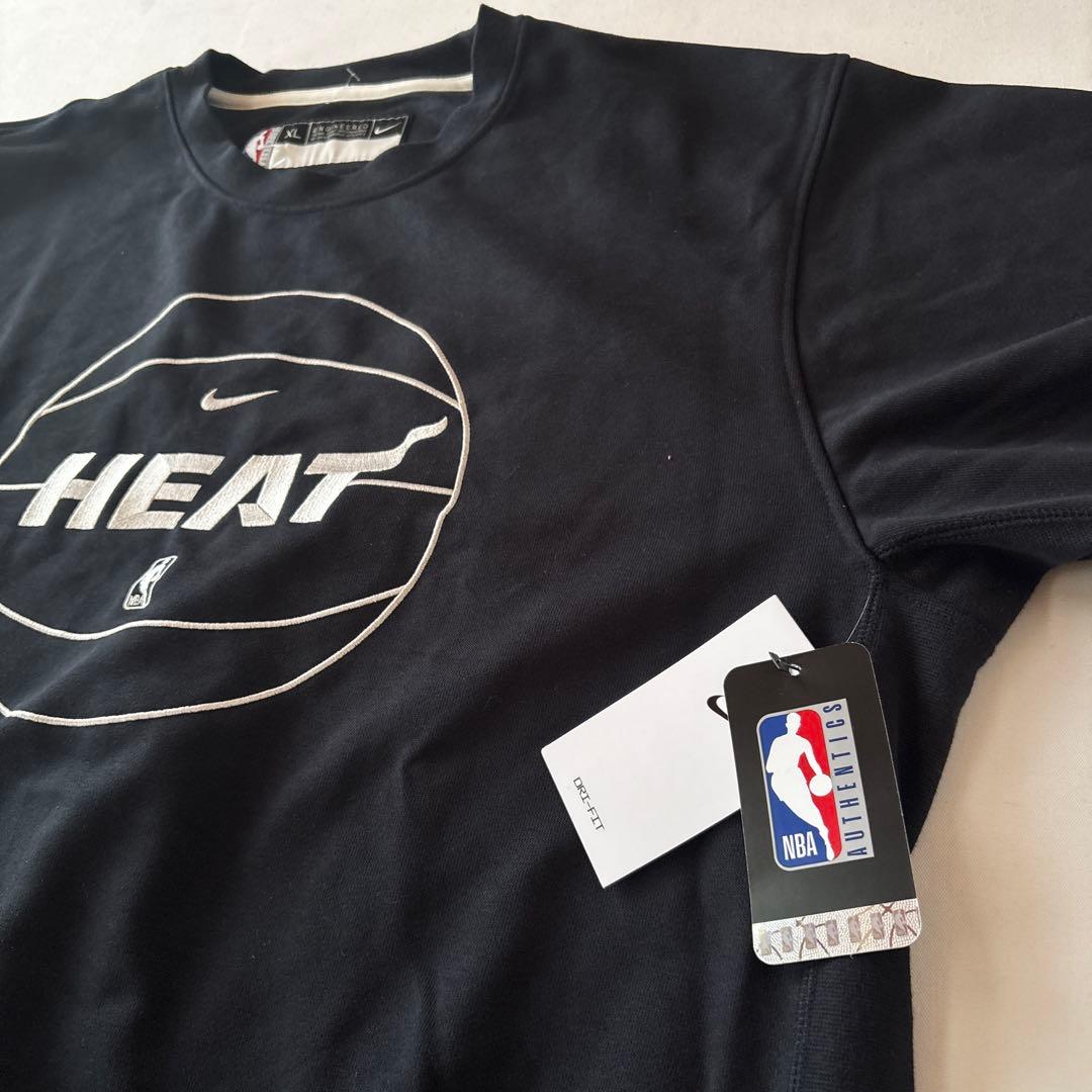 A142新品NBAスウェットNIKEスタンダードイシュー(XL)マイアミ・ヒート