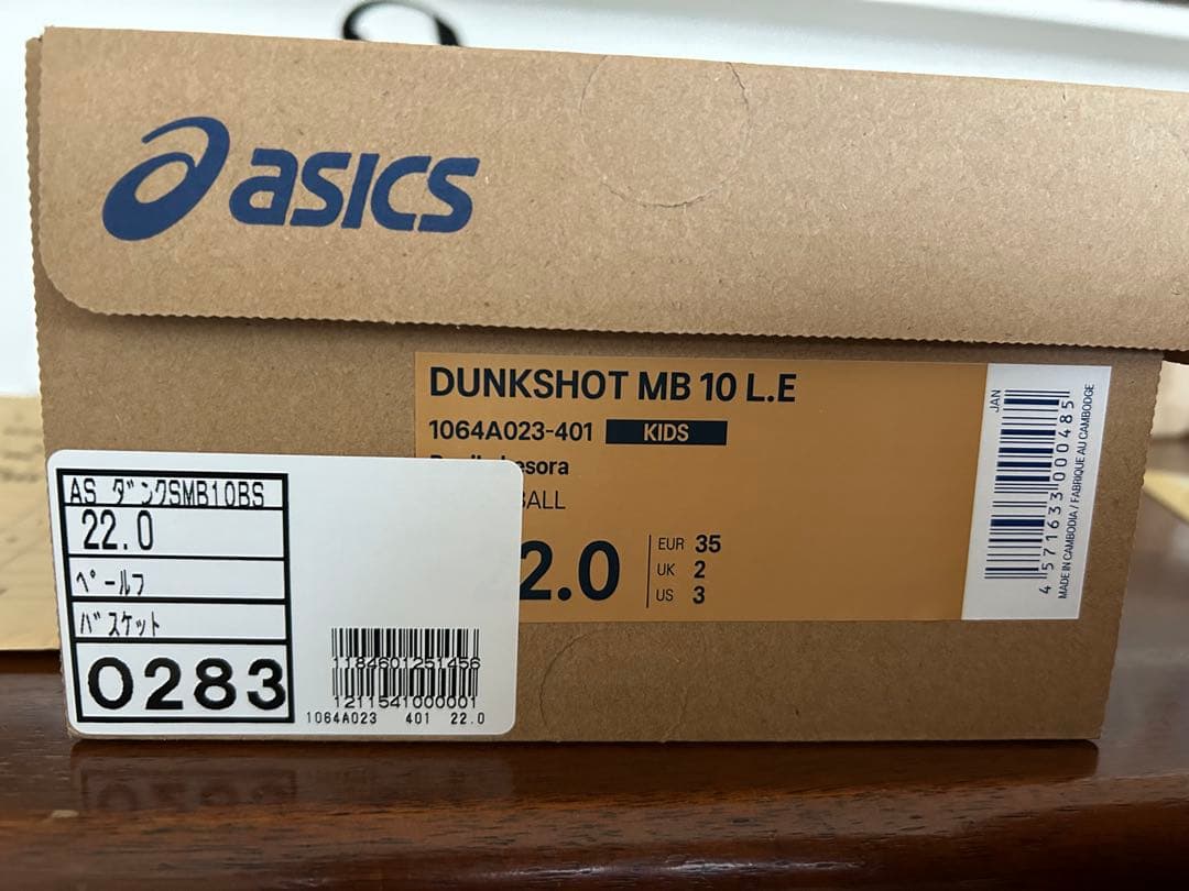 ASICS バスケットボールシューズ 22.0cm 新品（河村勇輝モデル）