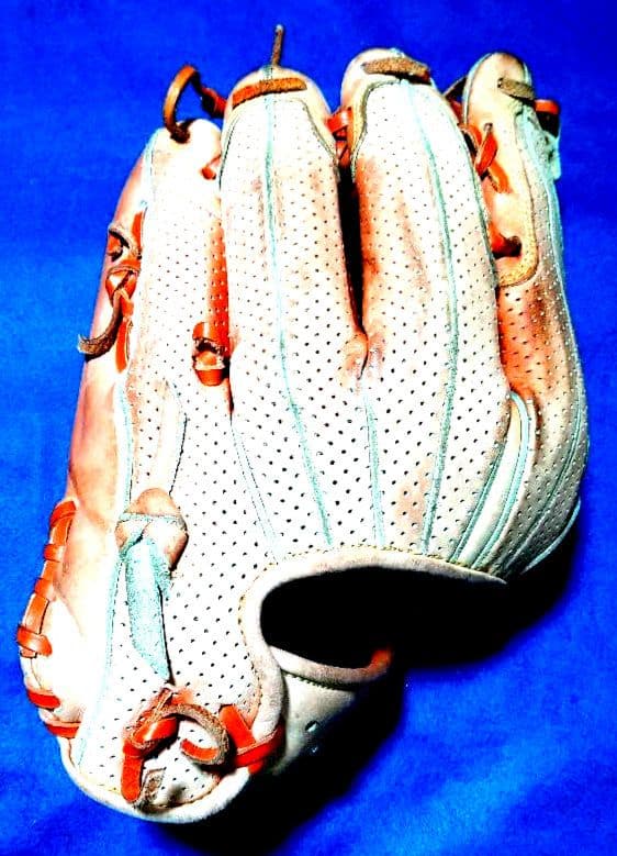 値下げ！SSKオレンジ レザー メッシュ 硬式グローブ