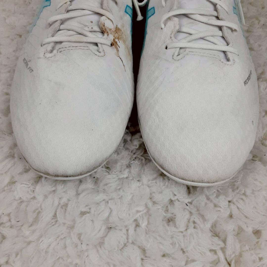 美品27.5㎝◎asics DS ライトアクロスプロ2 スパイクシューズ 白青