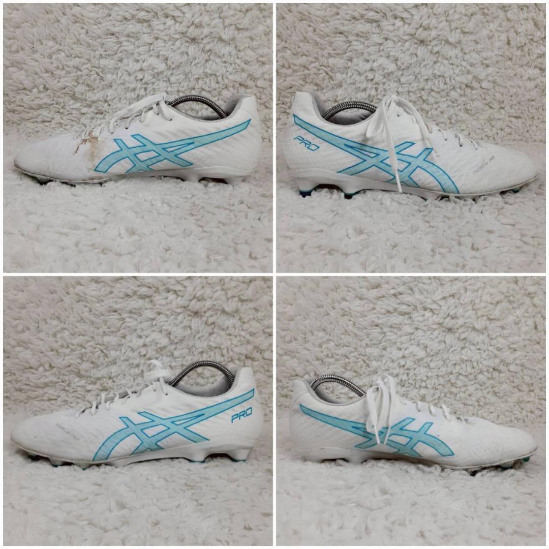美品27.5㎝◎asics DS ライトアクロスプロ2 スパイクシューズ 白青