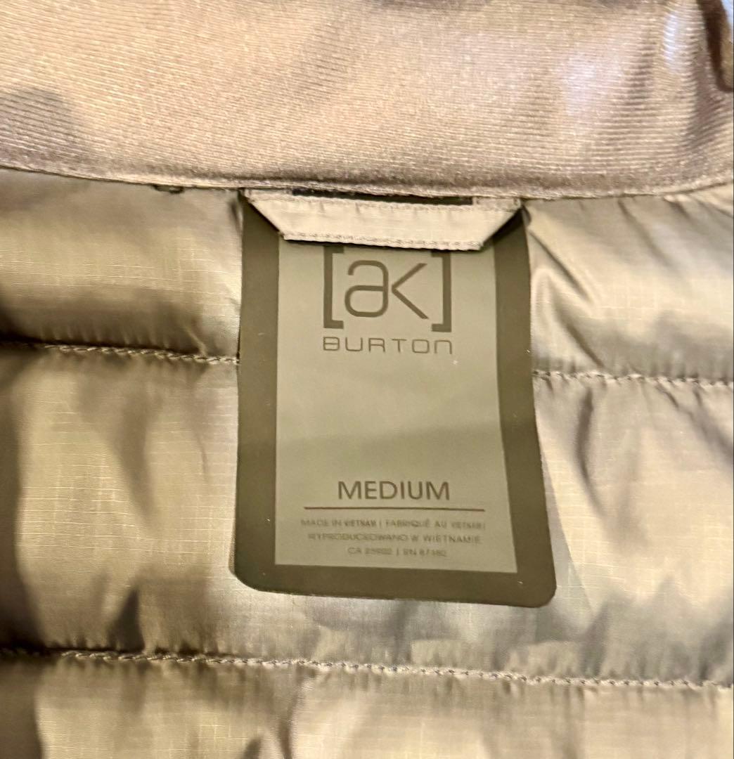 【中古】BURTON AK BK Down Insulator Vest M