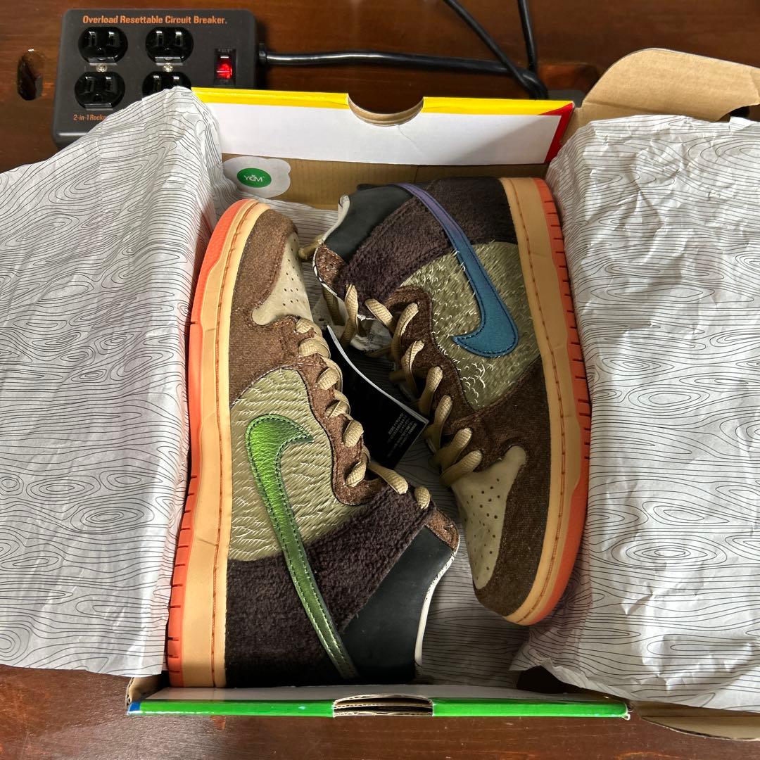 スケートボード NIKE SB DUNK HIGH PRO QS MALLARD DUCK